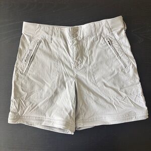 Merrill Belay Women’s Selectwick Shorts Hiking Walking Outdoors Size 4 Tan Khaki
